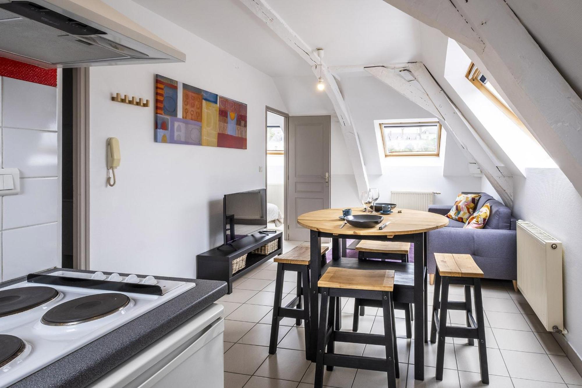 gîte de l'artiste Segré ✰ T2 confort ✰ centre ✰ 2 lits Extérieur photo